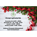 Ünnepi nyitvatartás