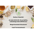 05.16-án ZÁRVA
