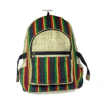 Kenderből készült rasta mintás hátitáska