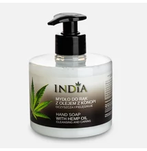 India Cosmetics folyékony kézmosó szappan kendermagolajjal 300 ml