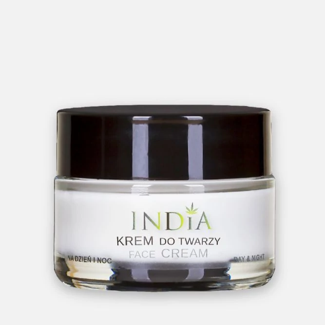India Cosmetics arcápoló krém kendermagolajjal 50ml